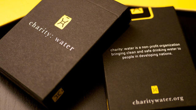 charity: water Playing Cards
